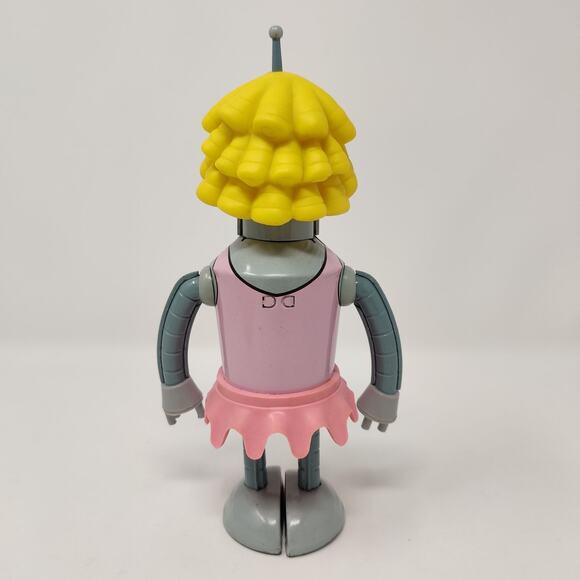 Futurama Gender Bender Robot Wind Up Toy Rocket USA 2001 Collectible Boxed - Picture 10 of 16